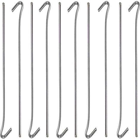Sardine pour tente acier 31cm 10 pièces crochet et lampe épingles à boucle (1/5)