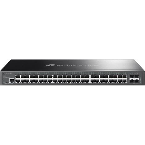 TP-Link Omada SG3452 switch di rete Gestito L2+ Gigabit Ethernet (10/100/1000) 1U Nero