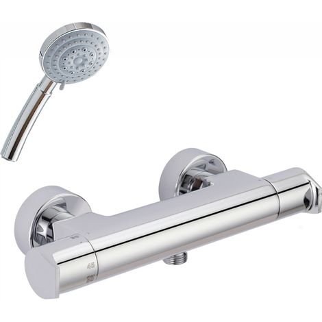 PRESTO 46053000 AROHA Grifo Ducha Termostático Con Accesorios De Ducha Cuerpo Frío - ref: 46053000 (1/2)