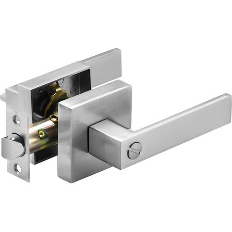 Einriegelschloss, Dreiriegel-Haustürschloss, Türgriff aus Aluminiumlegierung für Holztüren, Bürotürgriff, Innentürschloss, Ausführung 2