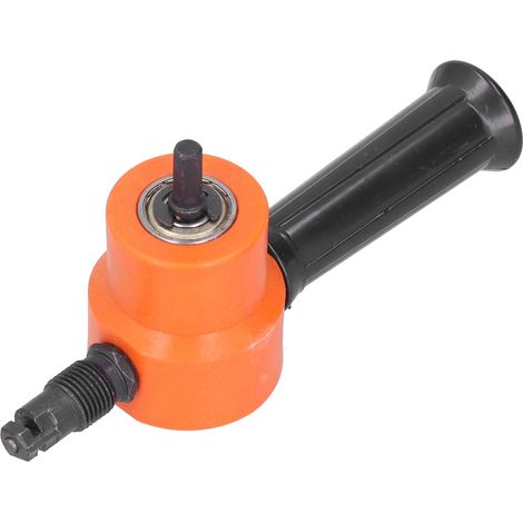 Grignoteuse à double tête, accessoire de perçage polyvalent et réglable à 360°, pour la découpe des métaux (1/5)
