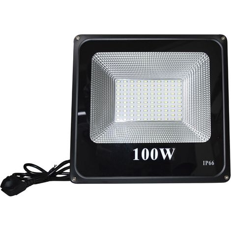 115844 Luz de exterior LED Faro para muros 100W impermeable IP66 6500K luz fría