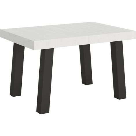 Tavolo Allungabile 130-390x90x77 cm Bridge Bianco Frassino