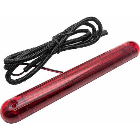 Feu stop 24 LED 12V rouge – Montage en hauteur – Éclairage étanche pour extérieur – Visibilité optimale lors du freinage (1/5)