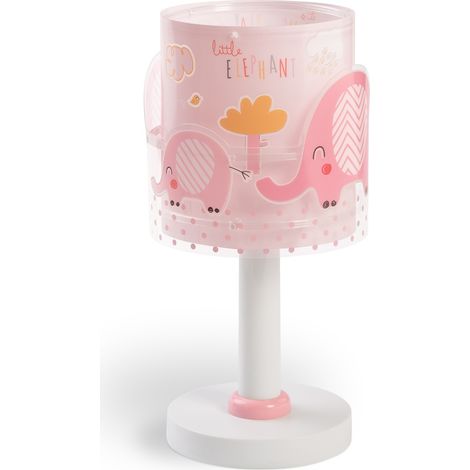 Lampada da comodino Elefantini Rosa (1/4)
