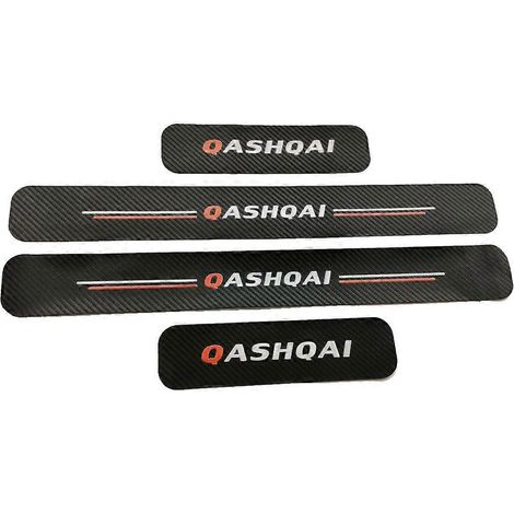 Autocollants de voiture pour Nissan Qashqai J11 2024 2025, plaques de seuil de porte en cuir, accessoires, 4 pièces ( ) (1/5)