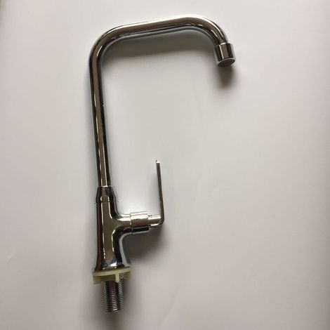 Robinet de cuisine Oulus pour salle de bain, mitigeur simple en eau froide avec tuyau à sept caractères et âme en cuivre