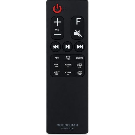 Telecomando di ricambio compatibile con soundbar LG, modello AKB75515316 (1/5)