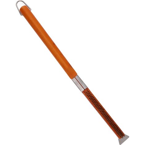 Brosse de nettoyage pour four à pizza de 53 cm (21 pouces) en fil de cuivre avec grattoir et accessoires pour four à pizza (1/5)