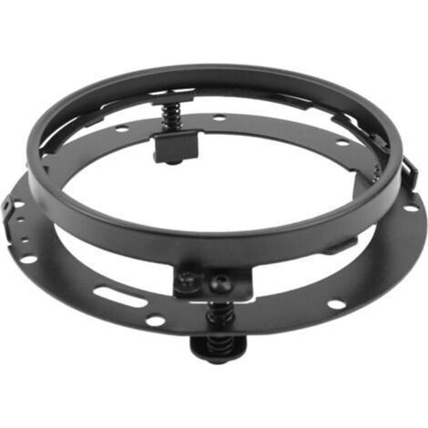 Support de phare LED 7 pouces avec anneau de finition noir pour moto Glide (1/5)