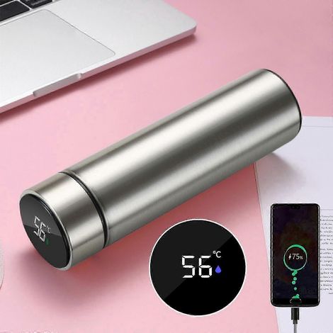 Walkbee SZRH AF-5-5 Smart-Wasserkocher mit LCD-Temperaturanzeige, Edelstahl-USB-Netzteil und LCD-Bildschirm