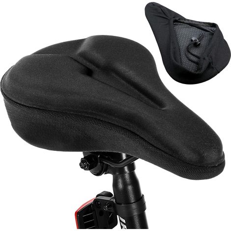 Housse de Selle de Vélo Couvre Ergonomique Coussin Selle Gel Confortable (1/5)