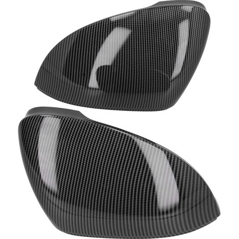2PCS Side View Mirror Cover Left Right Carbon Fiber Look Replacement for MK8 Standard 2021+(With Lane Assist ) (1/5)