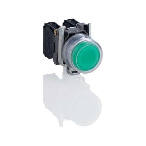 Harmony bouton-poussoir vert IP69K Ø22 - à impulsion - 1F - XB4BP31