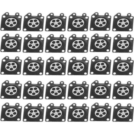 Lot de 30 joints de diaphragme de carburateur pour tronçonneuse ZAMA 2500/3800/4500/5200/5800 (1/4)