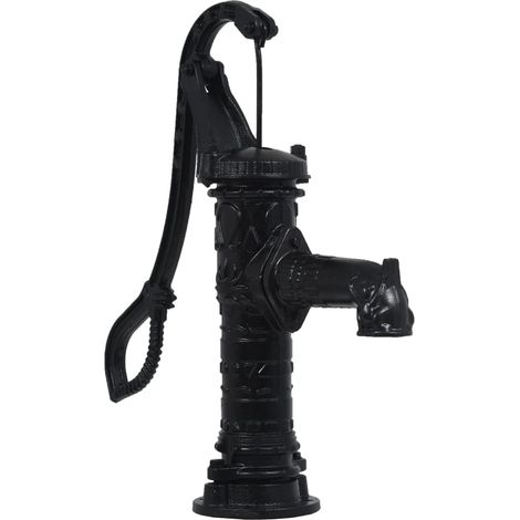 vidaXL Pompa d'Acqua Manuale da Giardino in Ghisa