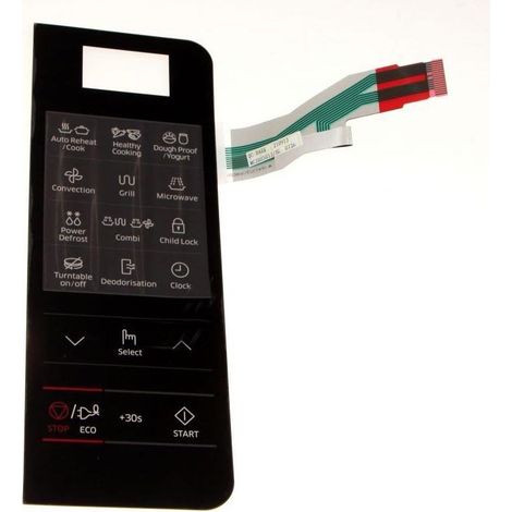 MEMBRANE DE COMMUTATION POUR MICRO ONDES SAMSUNG - DE34-00423G (1/2)