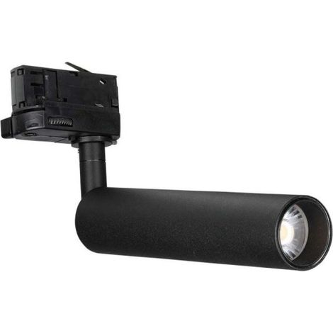 V-TAC Faretto LED da Binario Chip Samsung 7W Colore Nero Bianco Naturale
