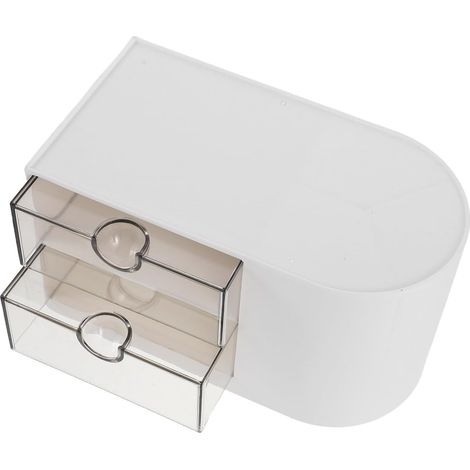 de tiroir en plastique transparent avec compartiments pour