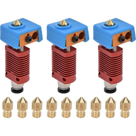 Kit hotend extrudeur imprimante 3D en alliage d'aluminium et laiton, pièces avec buses pour Ender 3 Pro (1/5)