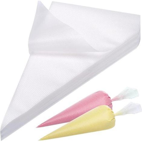 Fundas de espuma para repostería, 100 fundas de espuma desechables, ideales para hacer pasteles y galletas. (1/4)