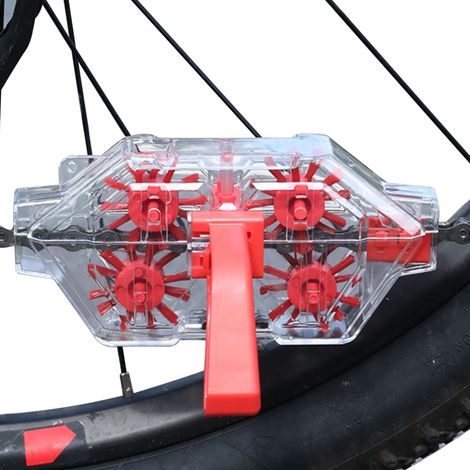 Outil de nettoyage de chaîne de cycle, épurateur de chaîne de cycle - Outil de nettoyage de pour le cyclisme Épurateur de portable, outil de de de, nettoyeur d'e (1/5)
