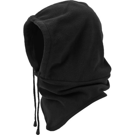 Bonnet d'hiver Trapper Thermo Winter, coupe-vent, avec capuche et écharpe noire, idéal pour le snowboard et l'équitation. Protection optimale contre le vent et le soleil. (1/5)