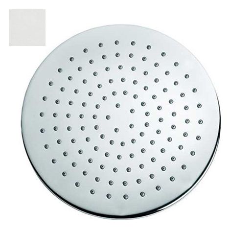 Pomme de tête 205mm jet de pluie autonettoyant blanc mat Elios - BOSSINI I00417045