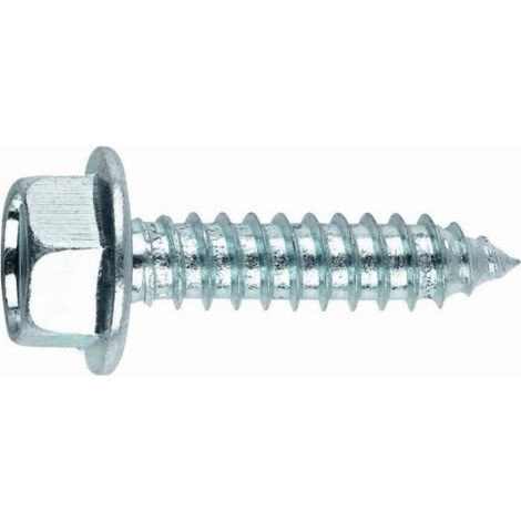 (6,3X80) TORNILLO ROSCA CHAPA CON CABEZA HEXAGONAL TORNILLO(100U) - INDEX