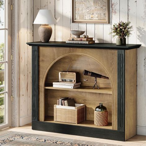 Tribesigns Console Table, Rustic Sofa Table Behind Couch for Entryway, Living Room, Hallway, Foyer