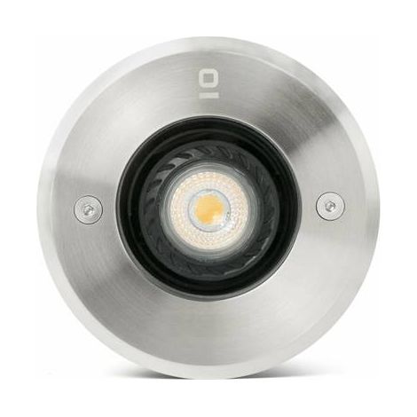 Faro Tecno-6 71489N - Faretto da incasso 1 luce piccolo da esterno Nickel opaco IP67, GU10 (1/5)