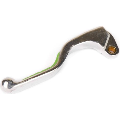 Levier d'embrayage pour BMW, KAWASAKI et SUZUKI chromé + grip couleur vert
