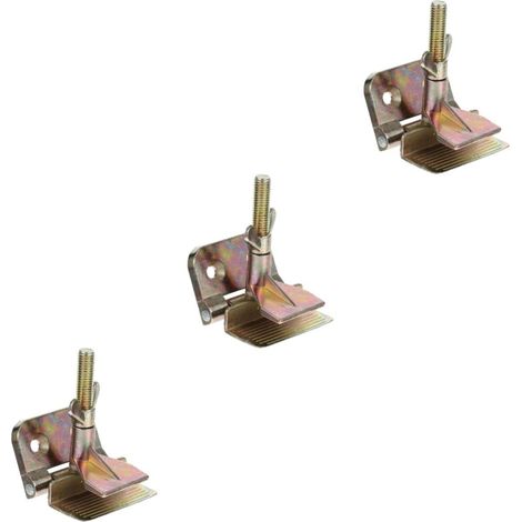 Lot de 3 charnières galvanisées pour la fixation de cadres (1/5)