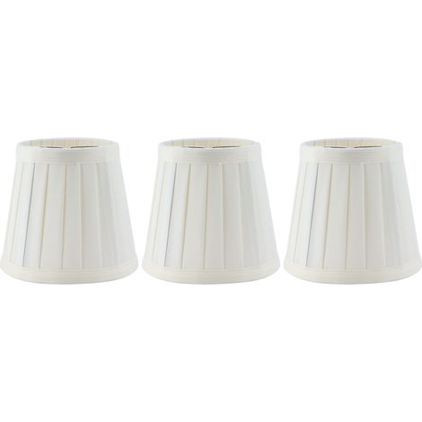 3 abat-jour en tissu E14 à clipser pour bougies lustre, décoration hôtel KTV (1/5)