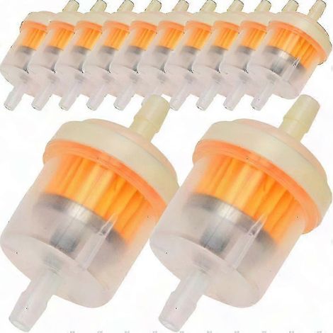 Filtre à essence moto inline 20 pièces, remplacement filtre carburant motocyclette, kit filtration essence universel, accessoire réservoir pour scooter et moto, haute performance. (1/3)