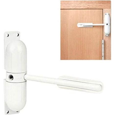 Chiudiporta automatico con molla di sicurezza - Facile da installare per convertire le porte a battente in porte con chiusura ammortizzata. (1/4)