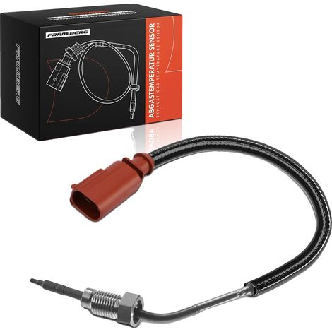 Capteur de température, longueur de câble 320 mm, taille de filetage M14 x 1,5, 2 contacts de connecteur, compatible avec AUDI, PORSCHE (1/5)