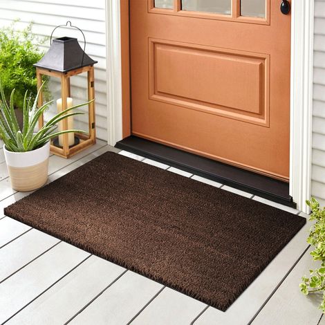 Paillasson en Fibres de Noix de Coco Marron 17 mm 50 x 80 cm