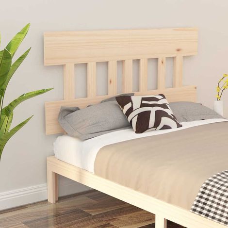 vidaXL Cabecero de cama madera maciza de pino 163,5x3x81 cm (1/5)