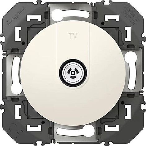 Le prese componibili bianche Dooxie presa TV maschio