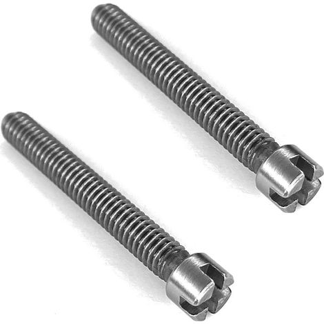 Kreuzschlitz-Bettschrauben, 2 x 8 mm x 60 mm – Rohstahl – 150 mm Steigung – Direktgewinde für Möbel und Schränke – Reparatur und Montage (1/4)