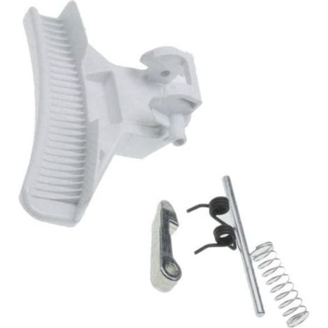 Cierre De Maneta Blanco Para Puerta De Lavadora Zanussi  Modelos Zwf71240w Y Zwf71453bw  Código Original 4055304143