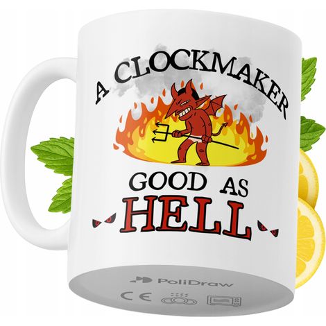 Taza para relojero. Divertida taza de café o té con diseño gráfico y texto humorístico. Taza ideal para cumpleaños, santos y días festivos. Taza premium para ocasiones especiales en casa, la oficina o (1/5)