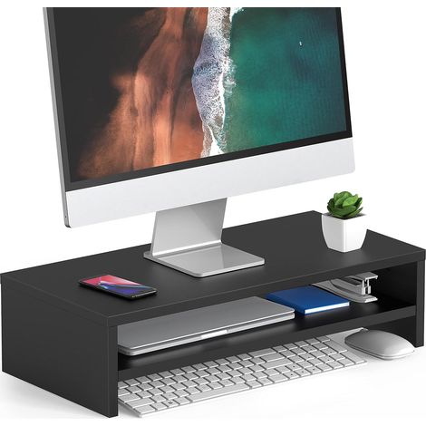 Support Ecran PC, Pour Ordinateur Moniteur TV, Noir, 54cm (1/5)