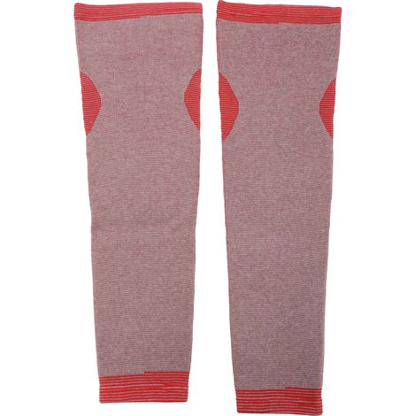 Lot de 2 genouillères de compression respirantes, chaudes et chauffantes, légères et portables, pour femmes et hommes (M). (1/5)