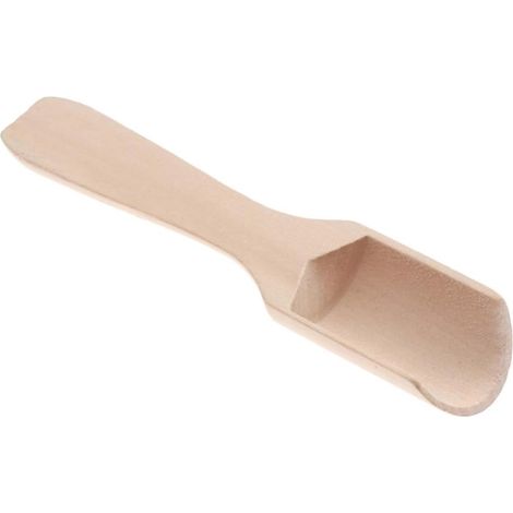10 Stück Holz Teeschaufeln und Salzschaufeln mit Flachem Griff Beige zum Abmessen von Gewürzen und Tee im Restaurant oder Teehaus (1/5)