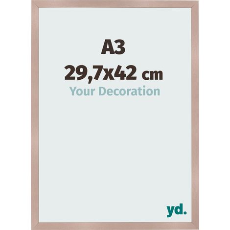 yd. - Cadre photo A3 29.7x42 - Rose Ancien - MDF - Bologna (1/5)