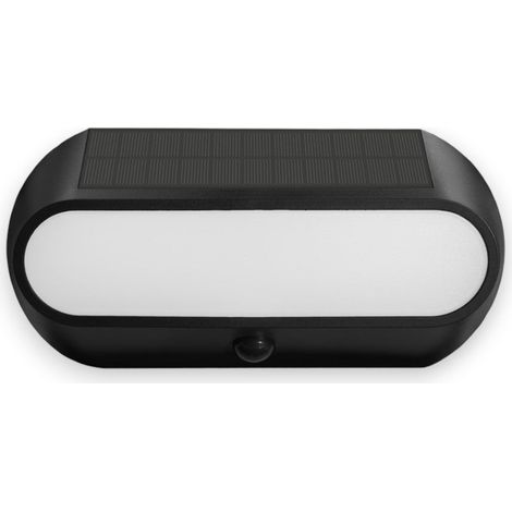 Faretto led da esterno 5W con sensore crepuscolare e di movimento con pannello solare monocristallino Century Aura - (1/5)