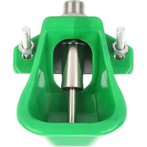Auge à eau pour porcelets, moutons, chèvres et bovins - Bol d'abreuvoir en plastique robuste pour élevage agricole, fixation murale stable, usage extérieur et intérieur (1/5)