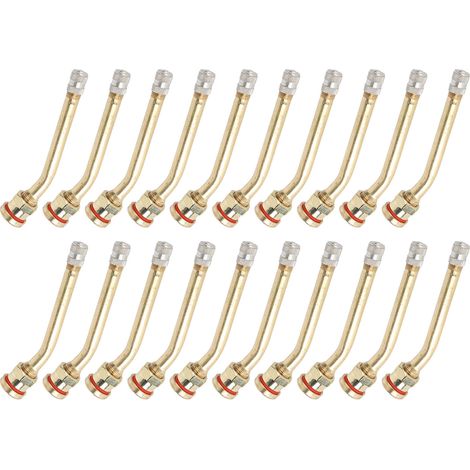 20 pièces tige de valve en cuivre, étanchéité parfaite, anti-rouille, pour camion, remorque, camping-car, V3-20-4 (1/5)